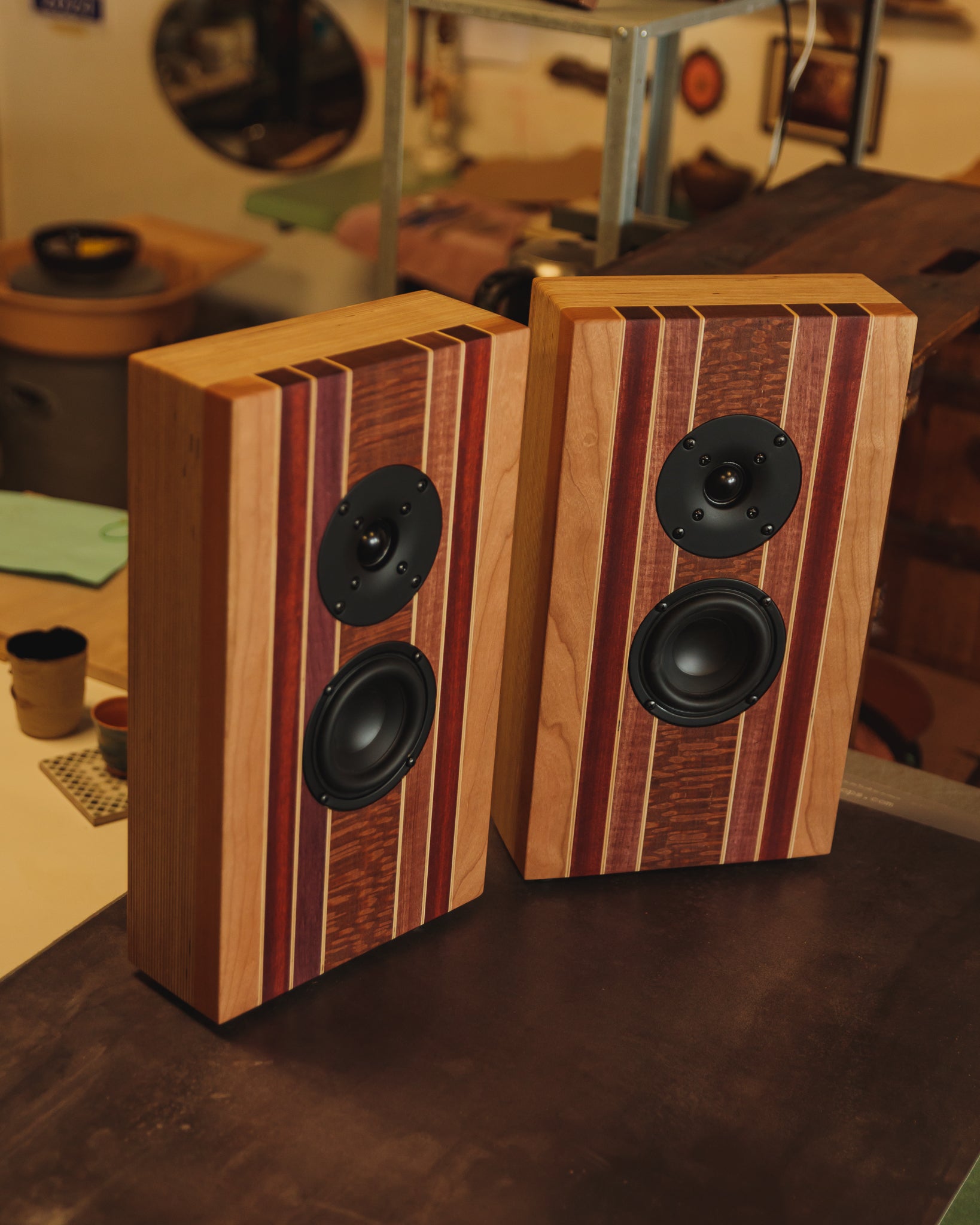 Marianne - Lacewood, African Padauk & Purpleheart