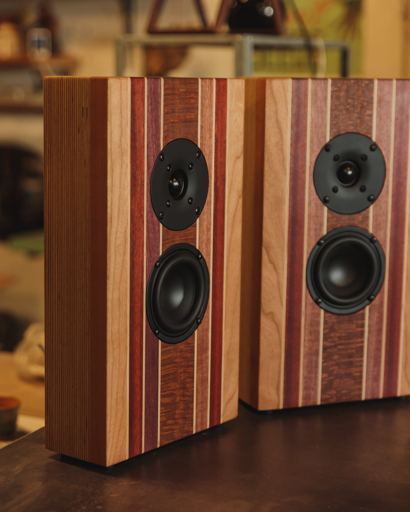 Marianne - Lacewood, African Padauk & Purpleheart