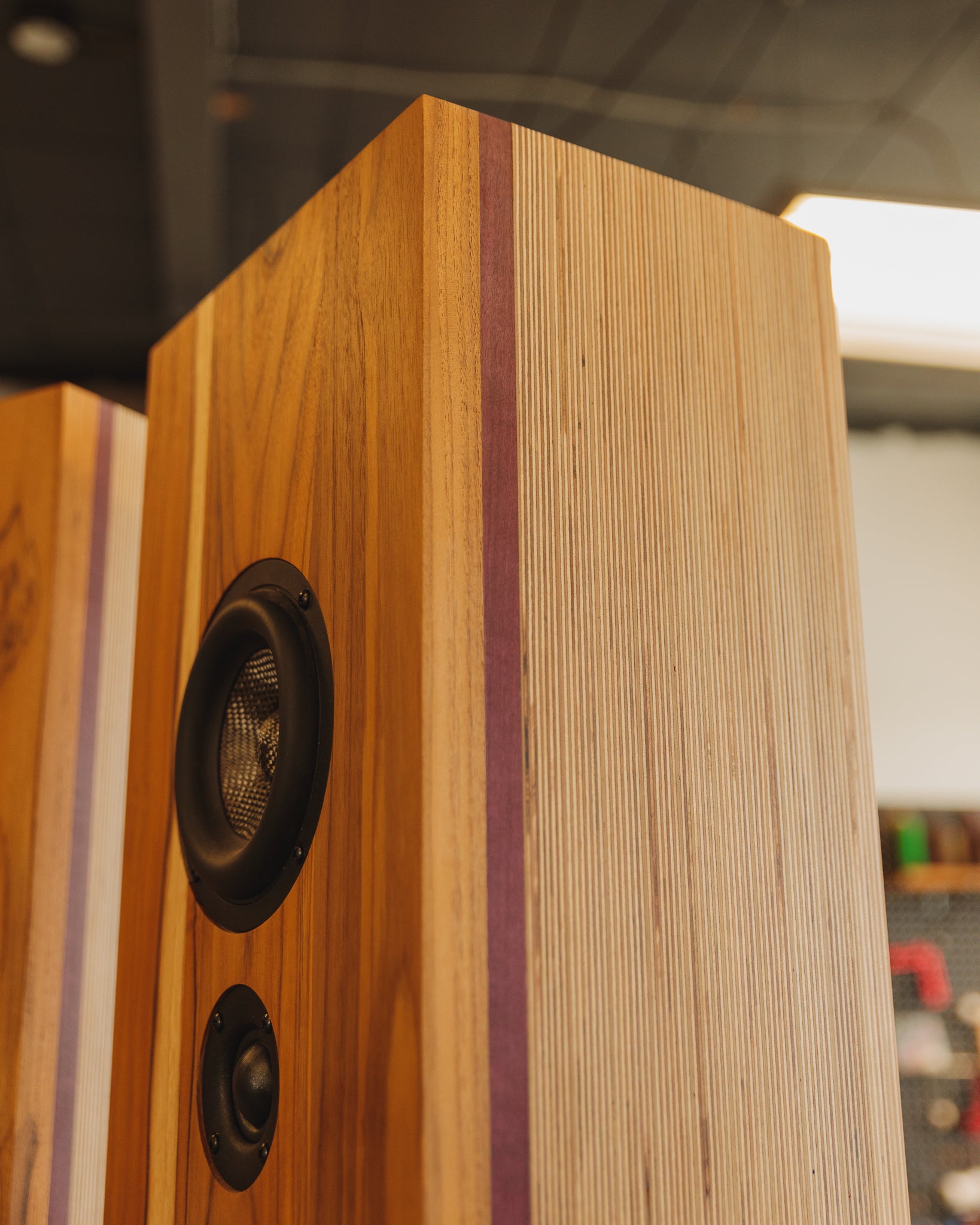 Rosemont - Teak / Purple Stripe