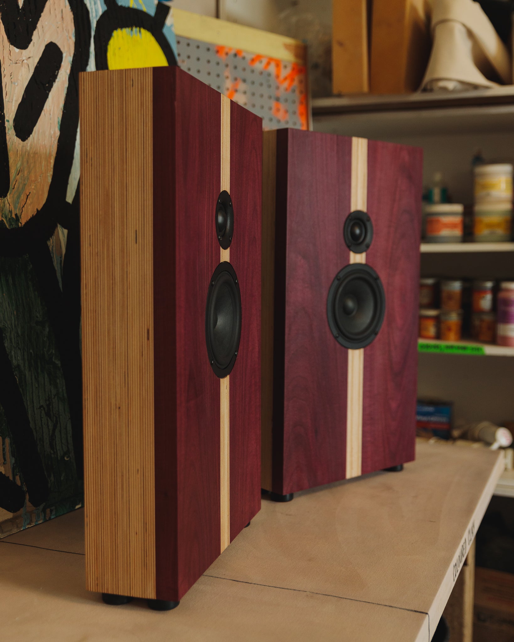 Rachel - Purple Heart & Birch